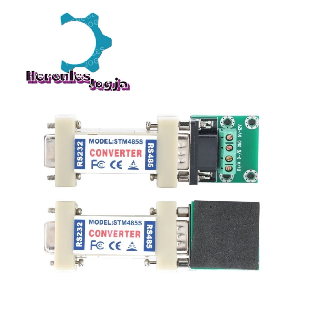 RS232 DB-9 Female to RS485 Serial UART Adapter Converter 1.2Km Range