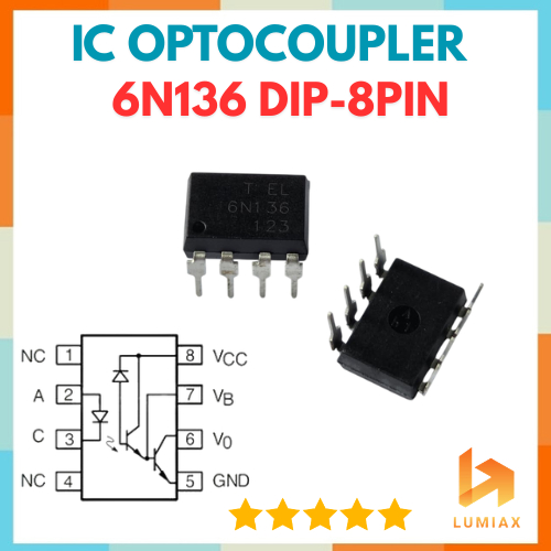 6N136 6N 136 6n136 6n 136 Optocoupler Opto-isulator isoler DIP-8PIN