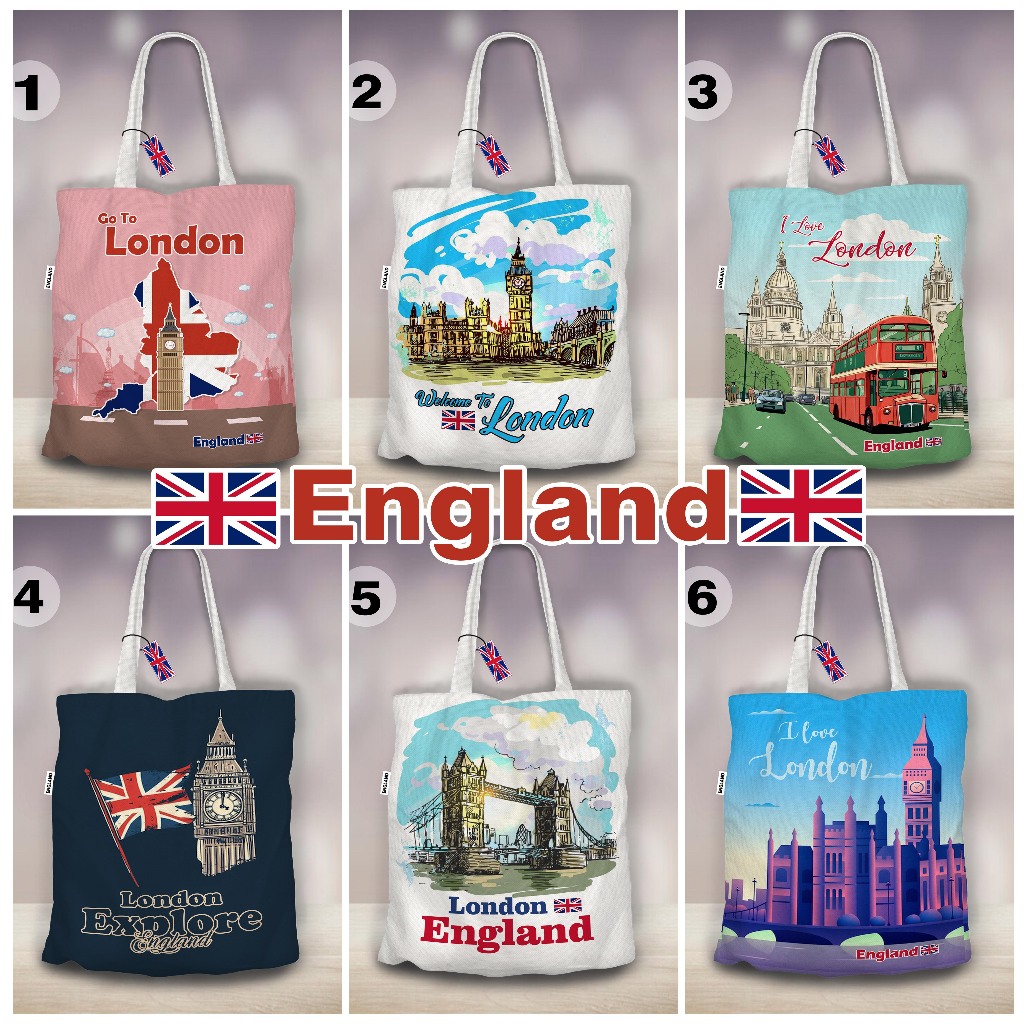 กระเป๋าโท้ต ENGLAND COUNTRY, ENGLAND SOUVENIS 003