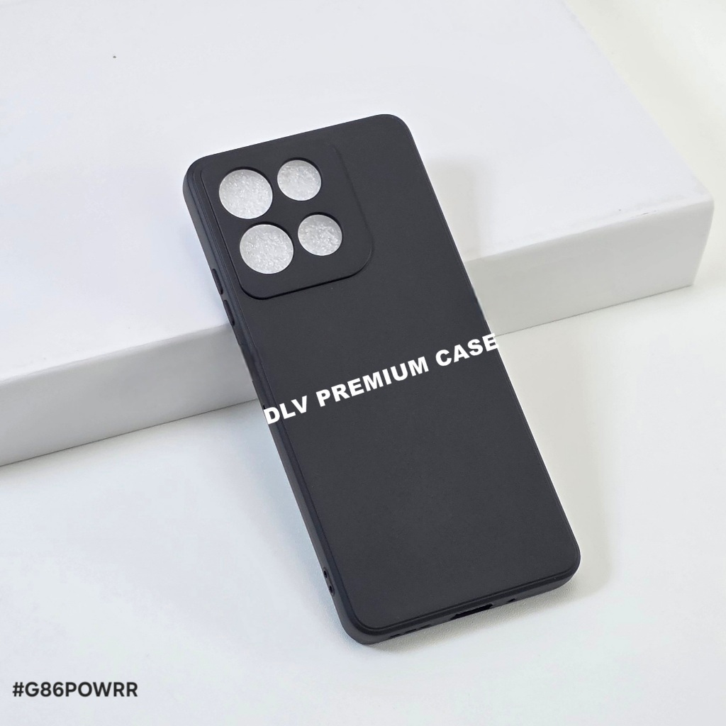 MOTO G86 POWER MACAROON BLACK PREMIUM SOFT CASE สีดํา MOTO G86 POWER MSB