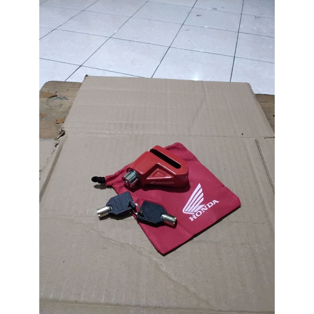 Original AM Honda Disc Lock Double Lock