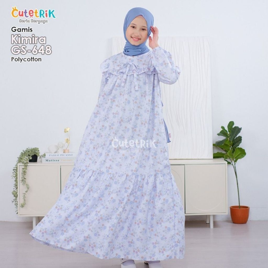 KATUN CUTETRIK KIIRA COTTON GAMIS สําหรับการซื้อและวัยรุ่น