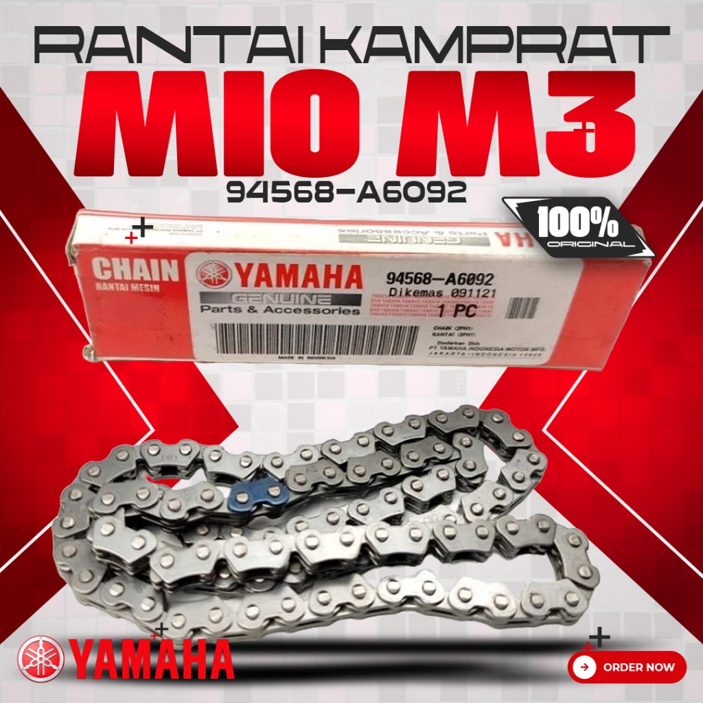 MESIN CHAIN CAMPRAT KAMRAT KETENG ENG ENGINE YAMAHA ORIGINAL MIO M3 SZ SOUL GT 125 FINO GEAR 125 945