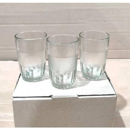 PLAIN CLEAR CUPS CONTAIN 6 ชิ้น/COFFEE CUPS/HERBAL CUPS