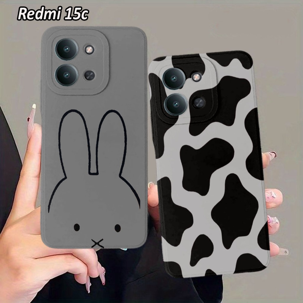 HP เคสล่าสุดสําหรับ Redmi 15c โทรศัพท์ 2025 - Softcase ซิลิโคน Redmi 15c 14c 9c 10c A5 C63 C53N 1141