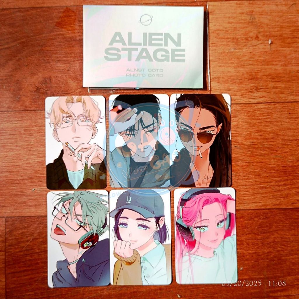 การ์ดรูปถ่าย ALNS STAGE ALNST