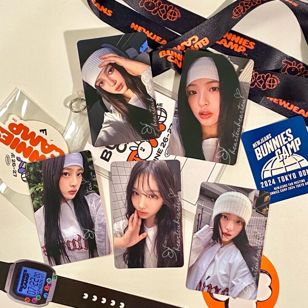 Hearteuhearteu [OFFICIAL] NEWJEANS / NJZ / MHDHH Photocard จาก Bunnies Camp Tokyo 2024 Offline Event