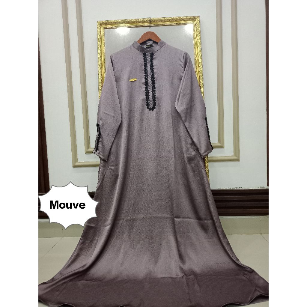 BERRY LUXURY WAFFLE/BERRY LACE JAQWARD LACE DRESS BY BALKISH FASHION