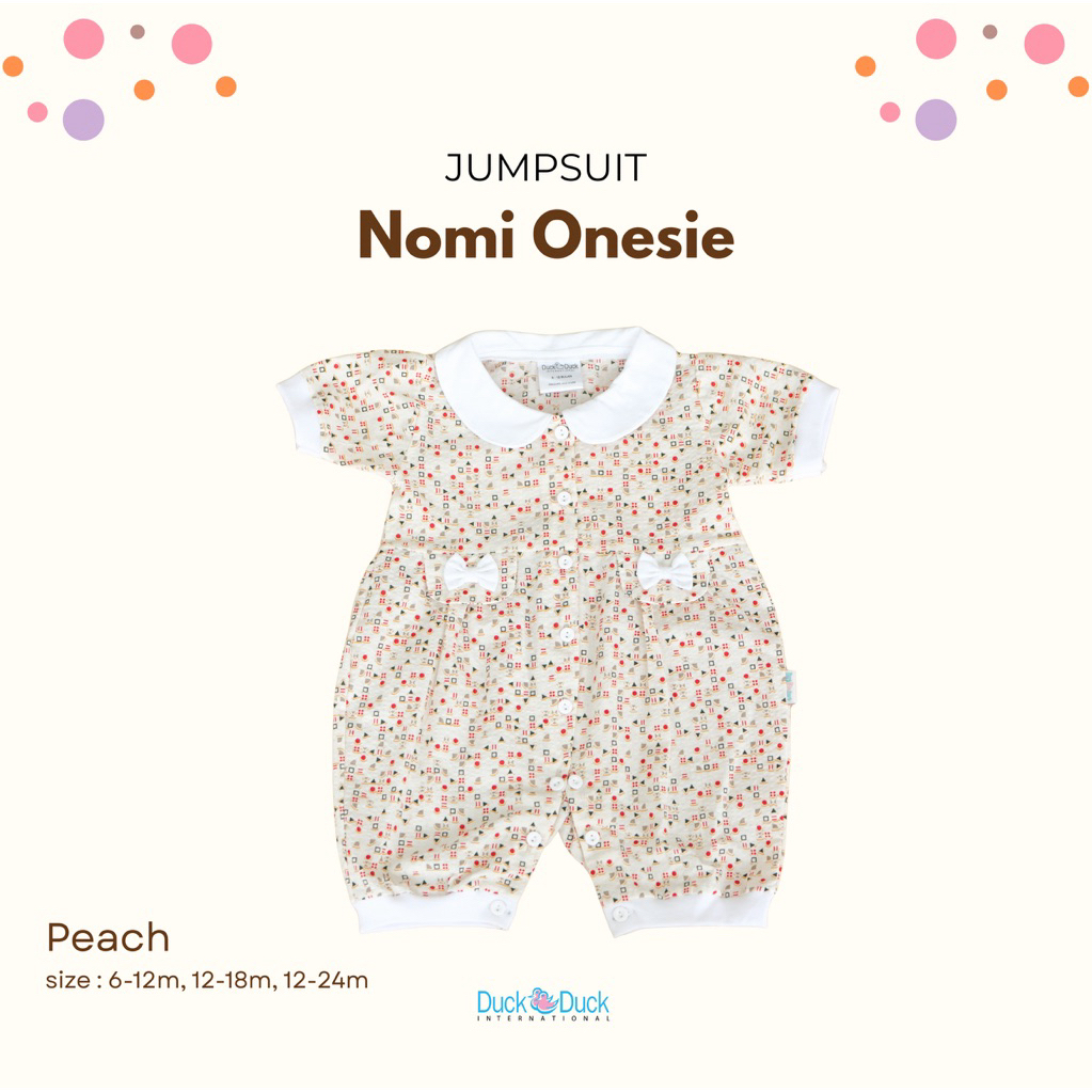 DUCK DUCK Jumpsuit Jumper เด็กผู้หญิง อายุ 0-18 เดือน - Nomi Onesie