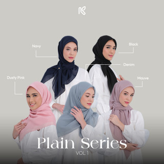 Hijab Segi Empat Polos Killua Series 1 - Kerudung Segi Empat Voal