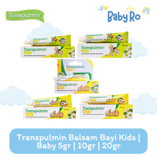 Transpulmin Baby / Kids | Balsam Bayi | Balsam Anak | 10Gr - 20 Gr