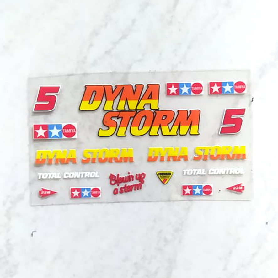 สติ๊กเกอร์ DTF UV - Mini 4WD - Dyna Storm