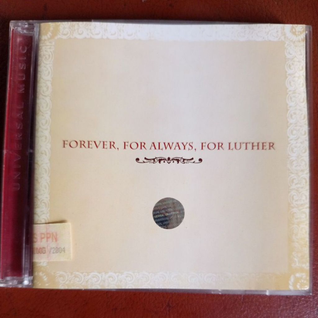 ซีดีเพลง FOREVER สําหรับ ALWAYS สําหรับ LUTHER