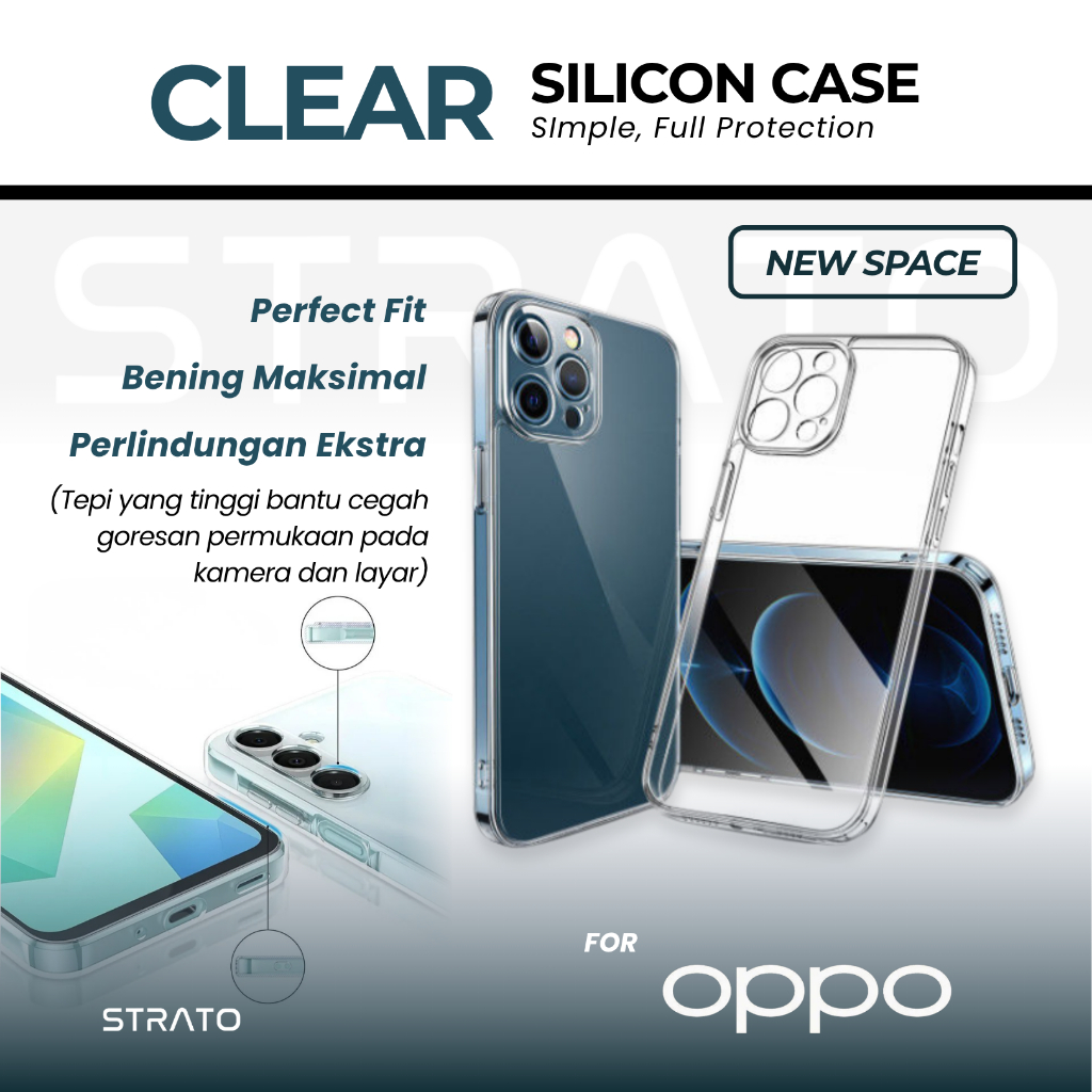 ต่อต้าน ต่อต้าน ต่อต้าน | Slim Airbag Case (Softcase Ultra Clear/Transparent) A3 Pro A3X/A5i A1K/ C2