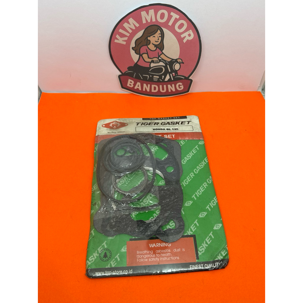 TOP SET GL 125 GL125 TIGER GASKET SPEARPART MOTORCYCLE BANDUNG CITY MOTORCYCLE ACCESSORIES