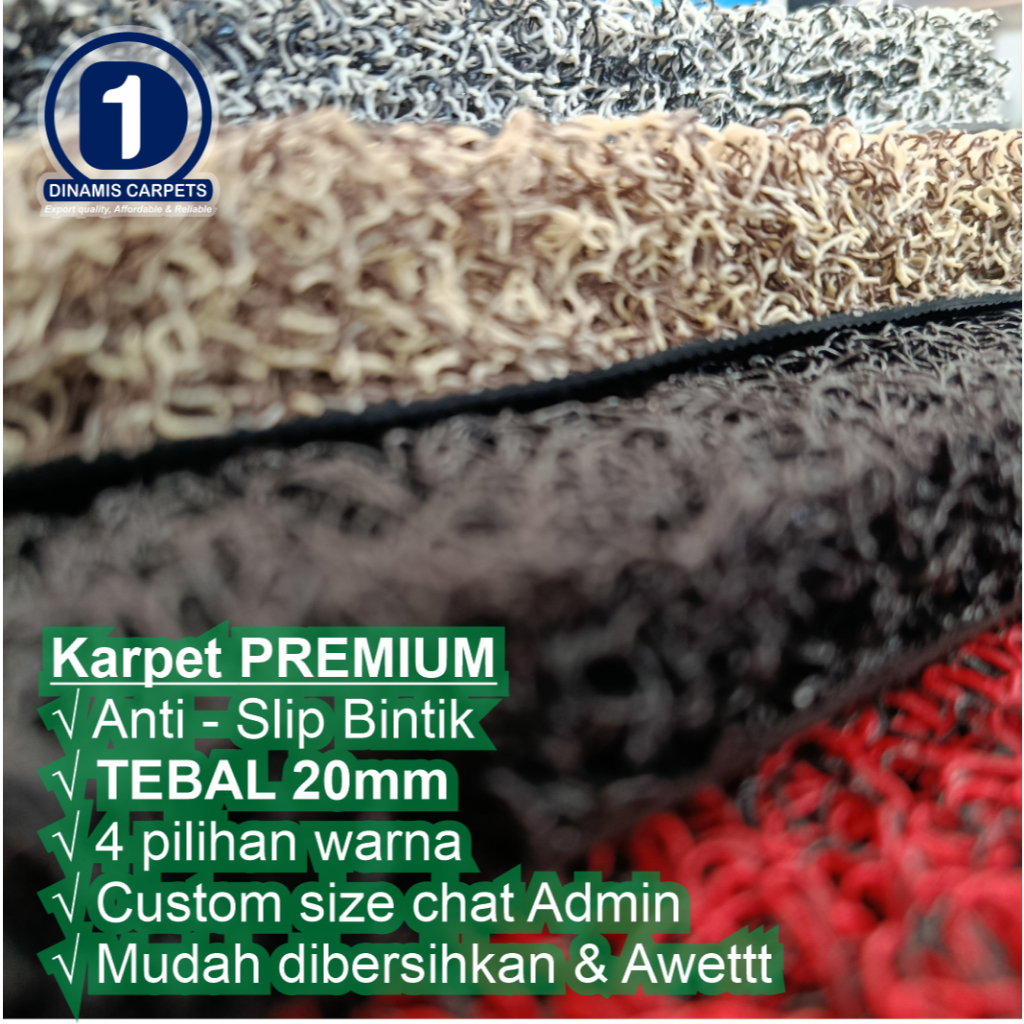 ขนาด 40x60 PREMIUM CARPET สําหรับ BIHUN NOODLES, 20MM THICKNESS, PVC MATERIAL