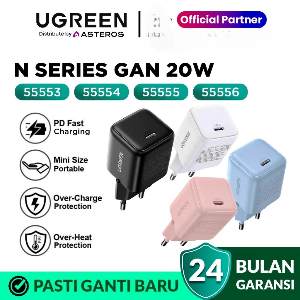 UGREEN Power Delivery Type-C Fast Charging 20w หัวชาร์จ
