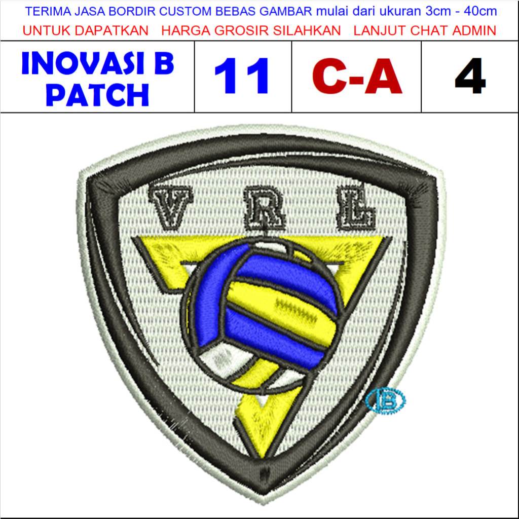 VRL C-A4 VOLLEYBALL CLUB LOGO EMBROIDERY PATCH