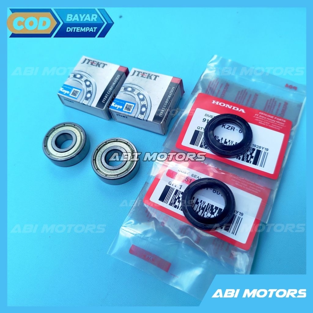 BEARING KOYO SEAL FRONT WHEEL DUST SEAL 2PCS HONDA BEAT ESP K81 2016 - 2020 1 ชุดขวาซ้าย 21X32X5