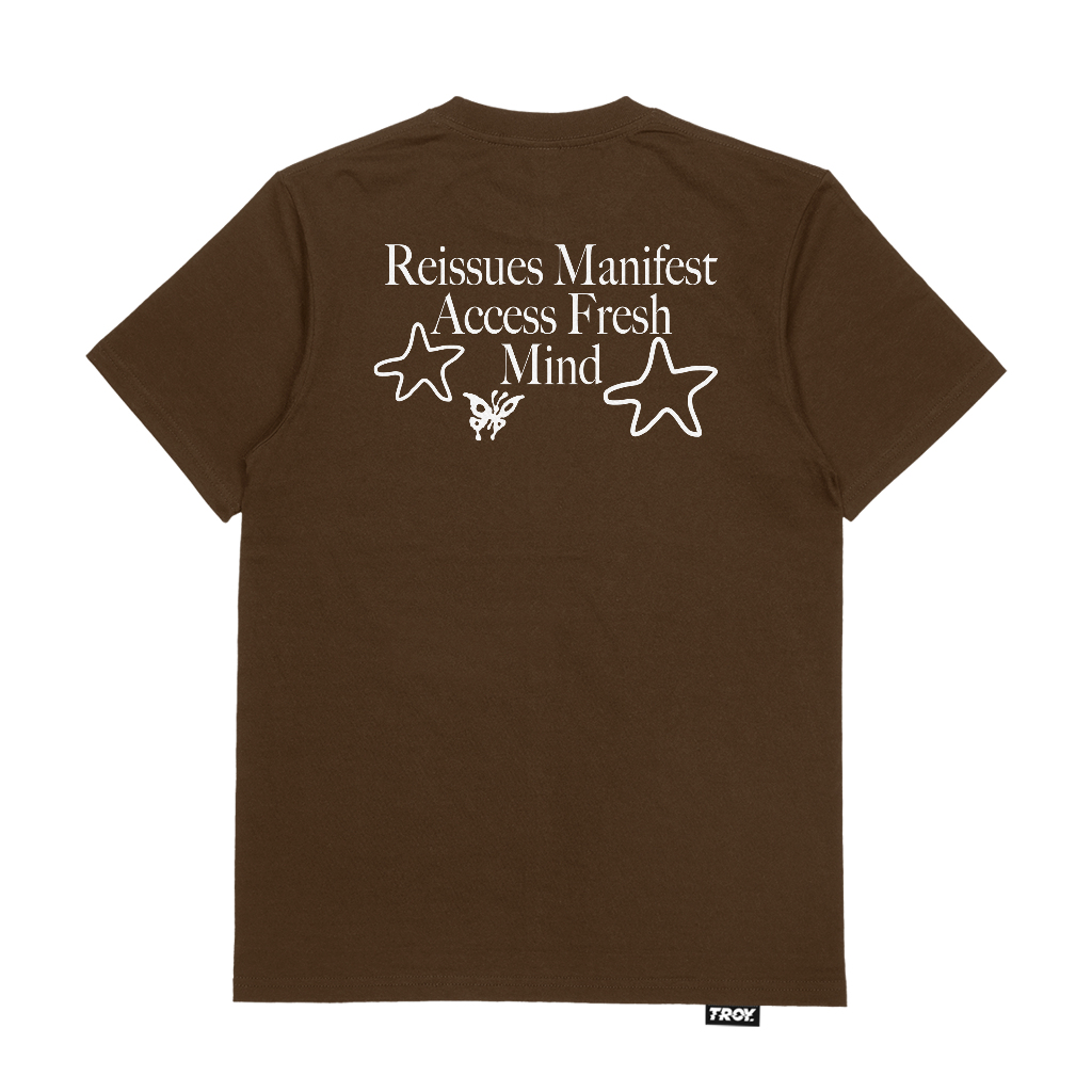 Troy Company Tshirt Toffee Reissue Mind - เสื้อยืด Toffee Brown MT 3367