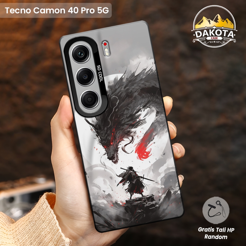 เคส IMD Tecno Camon 40 4G / Camon 40 Pro 5G Dragon Motif | Softcase Accessories IMD Hybrid Premium T