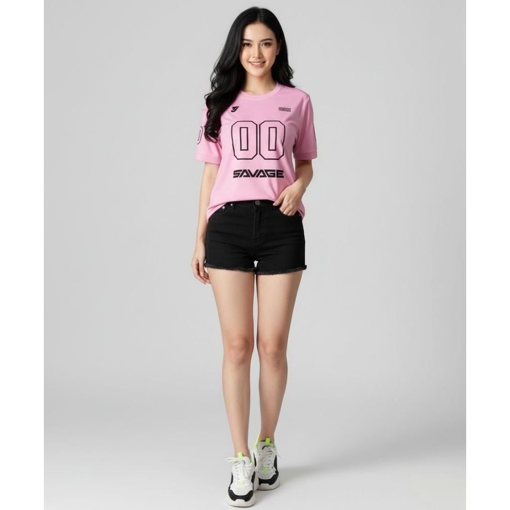 SAVAGE Womens Jersey / Oversize Vintage Jersey / Skena Womens Jersey / Vintage Rugby Hockey Jersey D