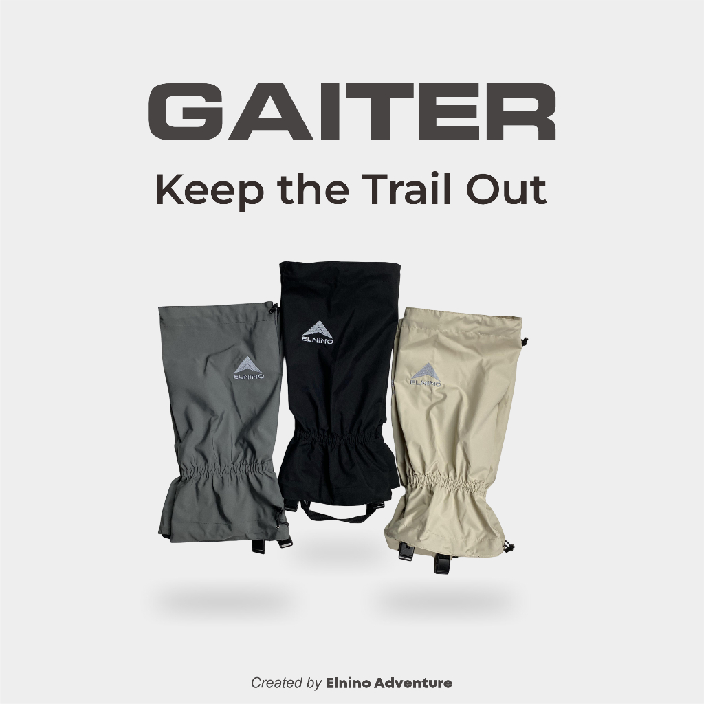 Elnino Gaiter รองเท้าเดินป่ากลางแจ้งกันน้ําและรองเท้าภูเขา