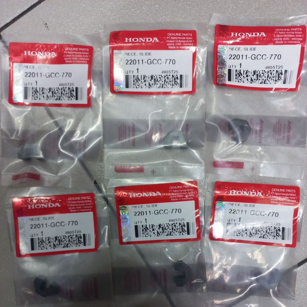 22011GCC770 – PIECE SLIDE, SLIDER สําหรับ HONDA MATIC MOTORCYCLE ทุกรุ่น AHM
