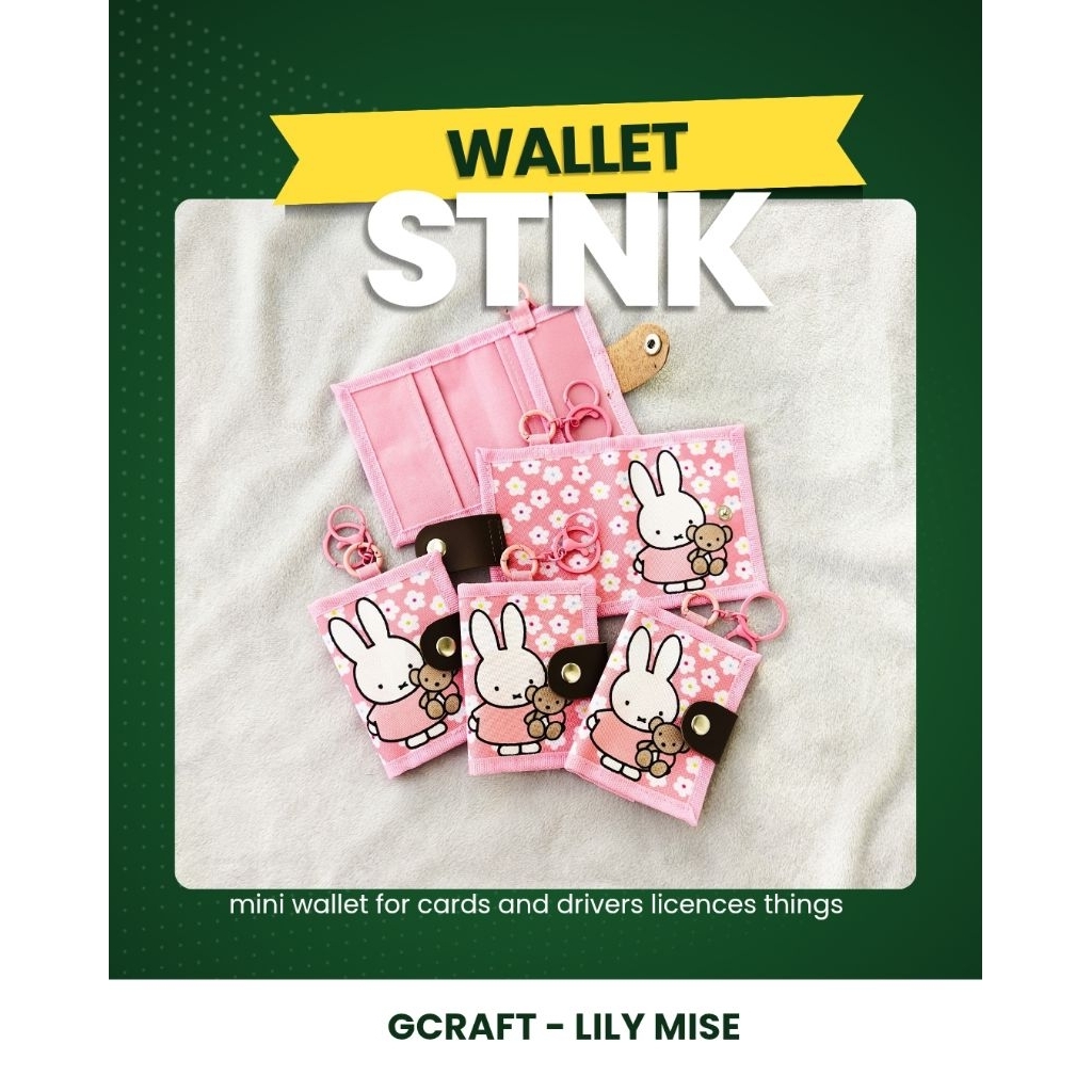 Stnk wallet - mini wallet - card wallet - card pouch