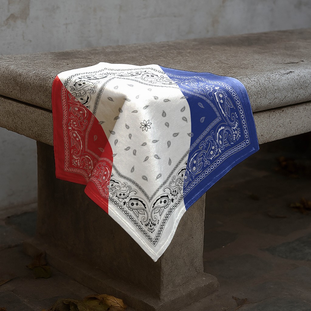 DOPE.inc - BANDANA SLAYER THREE COLORS FRANCE / PASLEY SCARFT ACCESSORIES