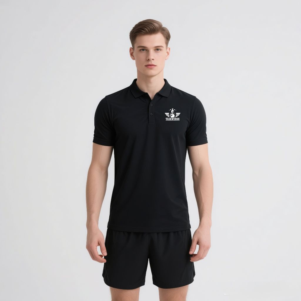 Madaha เสื้อโปโล Dry Fit Taekwondo Shinra Dojo Sports Jersey เสื้อคอปก