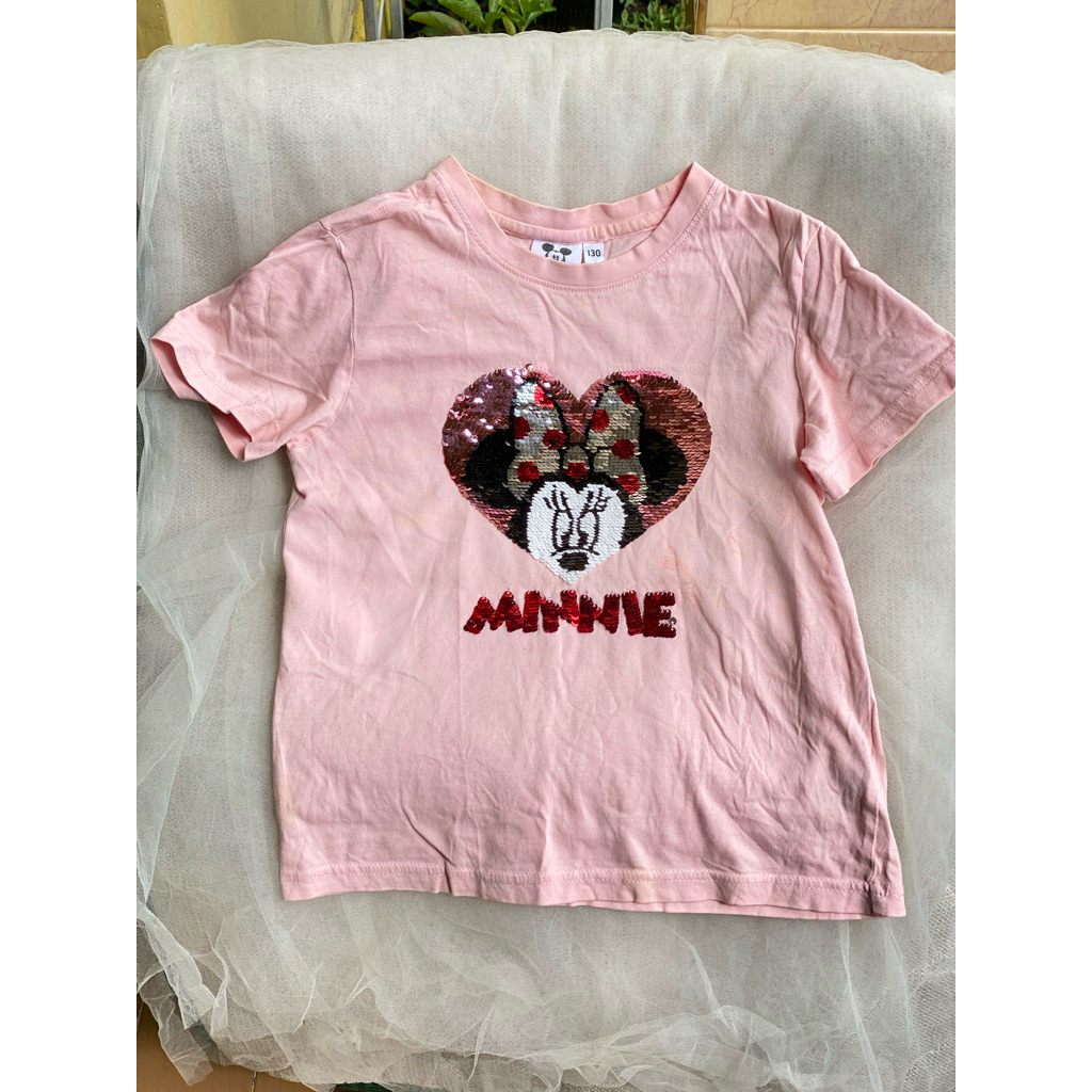 PRELOVED PL Disnoy brand เสื้อยืดเด็ก Mini ไซส์ 130