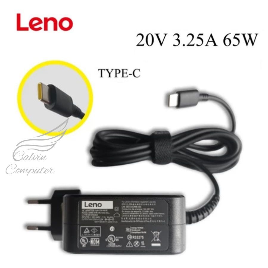 Leno Type C 20V 3.25A อะแดปเตอร์เดิม/LENO ThinkPad X1 แท็บเล็ตโยคะ 5 Pro IBM YOGA 5 20V 3.25A 65w Ty