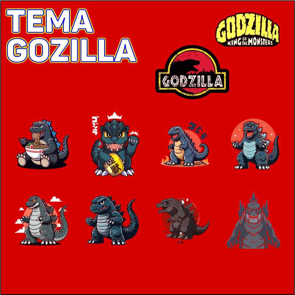 GOZILLA THEME IRON-ON SCREEN PRINTING VOL.1 / DIRECT DTF SCREEN PRINTING