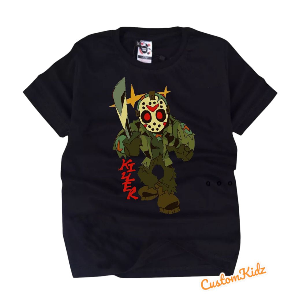 Roblox forsaken jason killer เสื้อยืดเด็ก