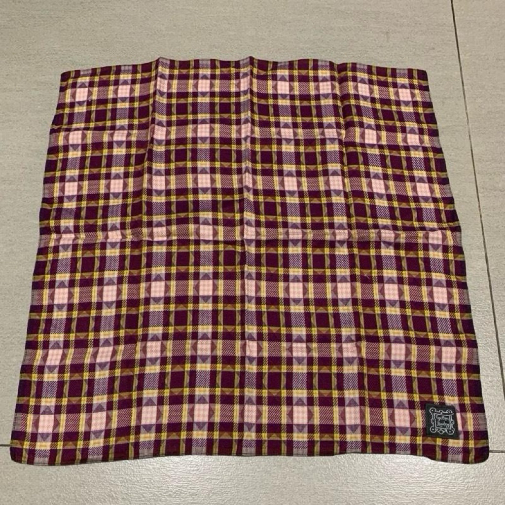 KATUN Cynthia Rowley Brand ผ้าเช็ดหน้าลายตารางหมากรุกผู้ชาย ผ้าฝ้ายนําเข้าเนื้อนุ่ม