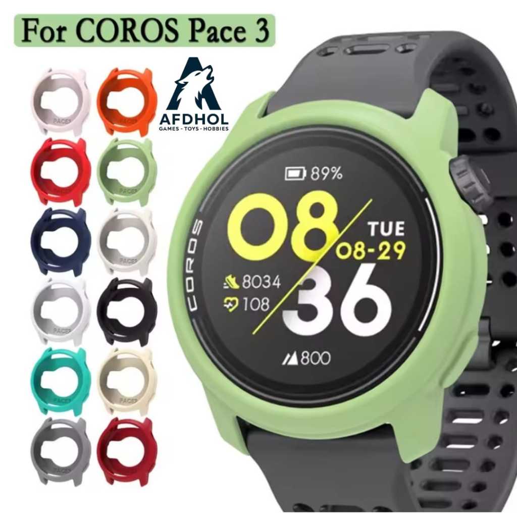 BUMPER SOFT TPU CASE COROS PACE 3 PACE3 RUBBER TPU SILICONE SILICON CASING COVER SHELL SCREEN PROTEC