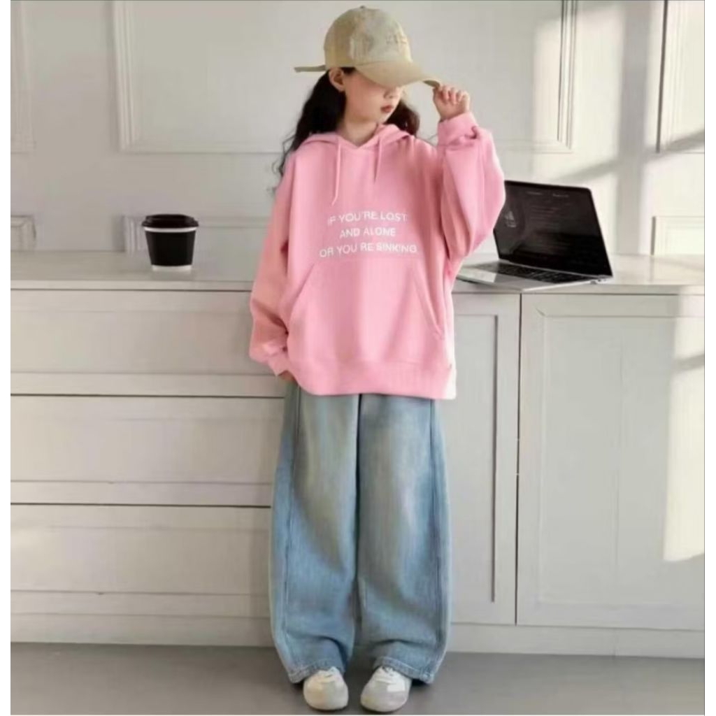 SKENA HODIE PINK SET (120-160)