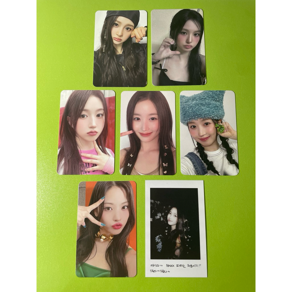 การ์ดรูปถ่ายอย่างเป็นทางการ pc haewon jini jiwoo sullyoon nmixx