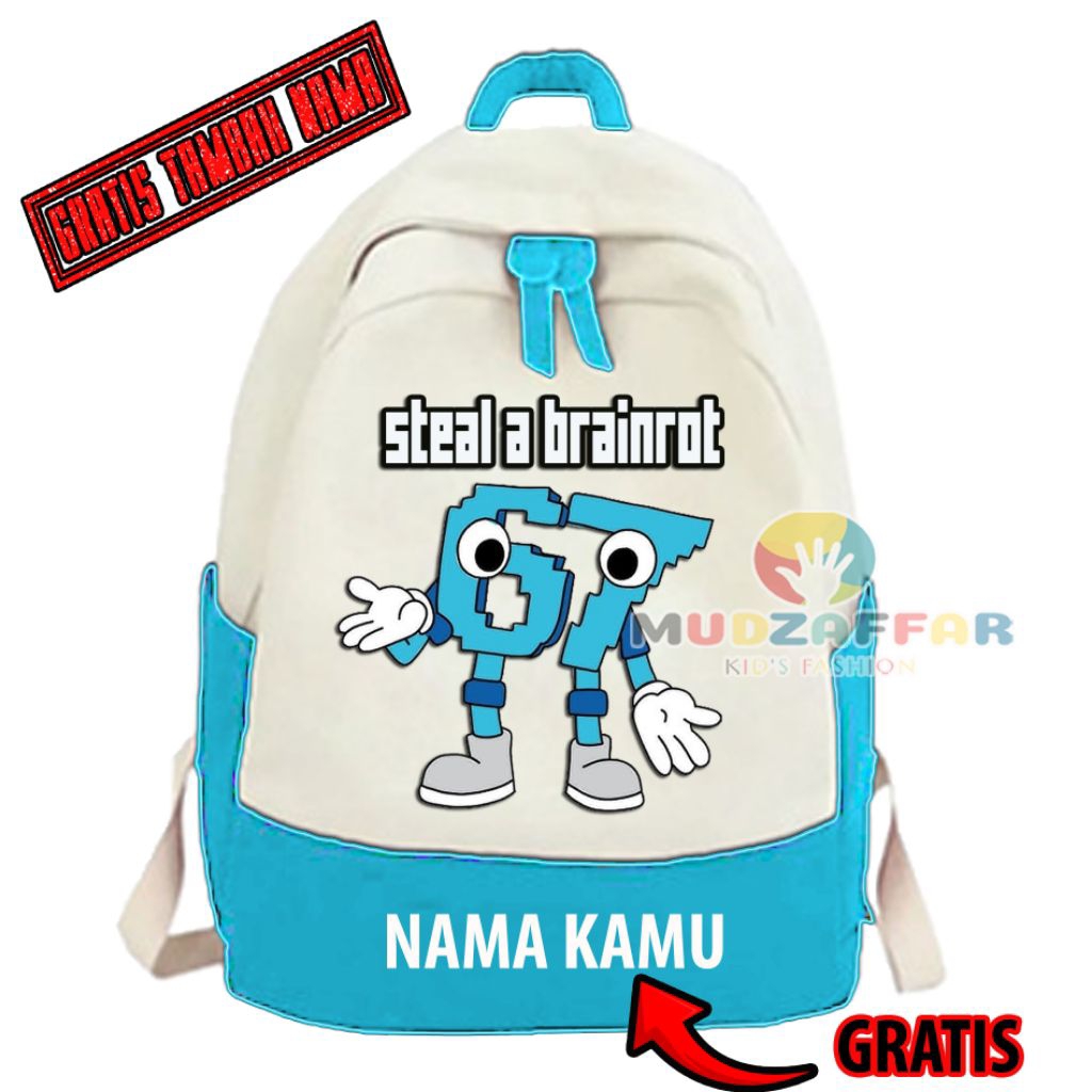 STEAL A BRAINROT 67 CHILDRENS BACKPACK STEAL A BRAINROT 67 ANOMALI CHILDRENS BACKPACK