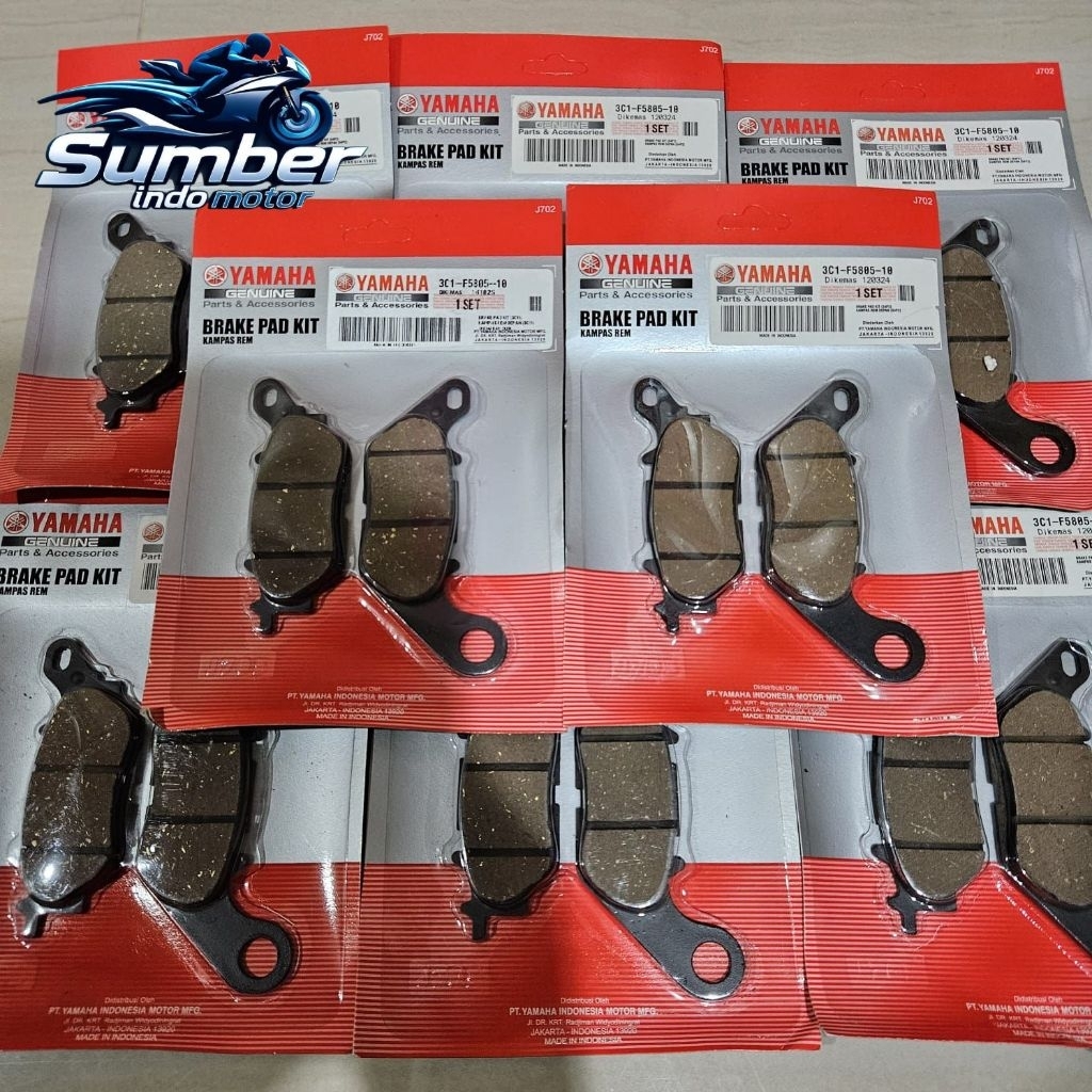 WHOLESALE 10PC - ผ้าเบรกหน้า 3C1YAMAHA JUPITER MX VEGA VIXION MIO SPORTY MIO J SOUL GT (GRADE B)