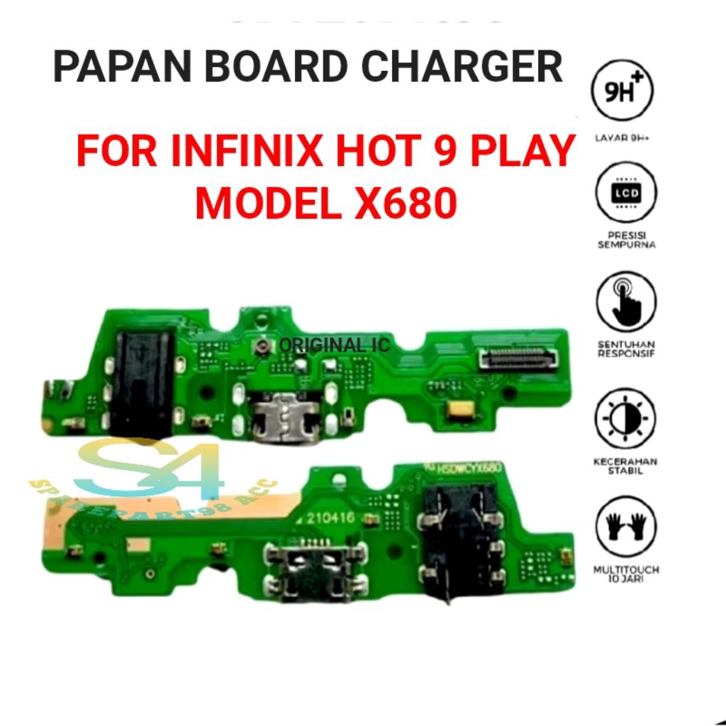 INFINIX HOT 9 PLAY FLEXIBLE CHARGER BOARD IC PREMIUM MATERIAL