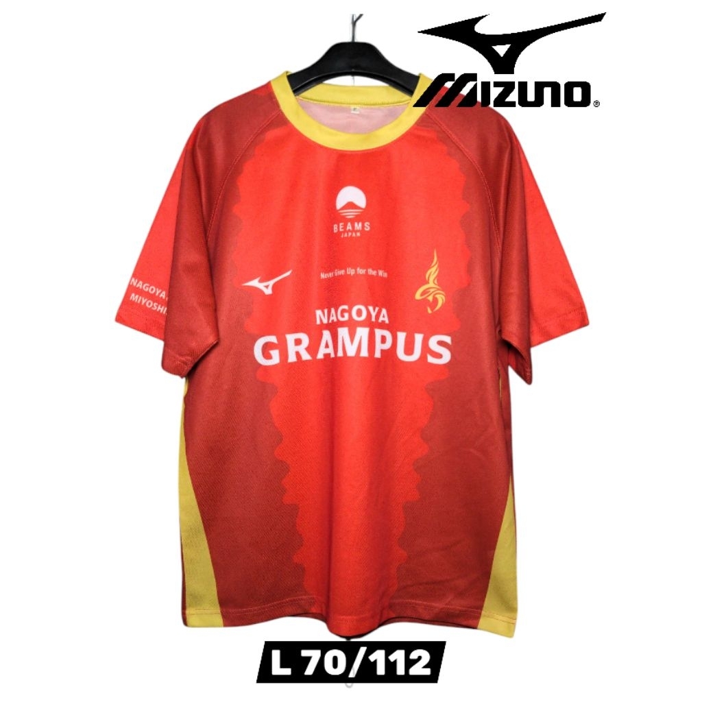 นาโกย่า Grampus Jersey Home โดย Mizuno Original Full พิมพ์ญี่ปุ่น League Football Shirt J-Leagu Size
