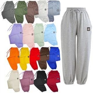 JEC ID Celana Panjang Basic Jogger Wistband Elastis Tali Pinggang Wanita Pria Sporty Joger Polos Celana Olahraga Trening Sweatpants Casual Korea
