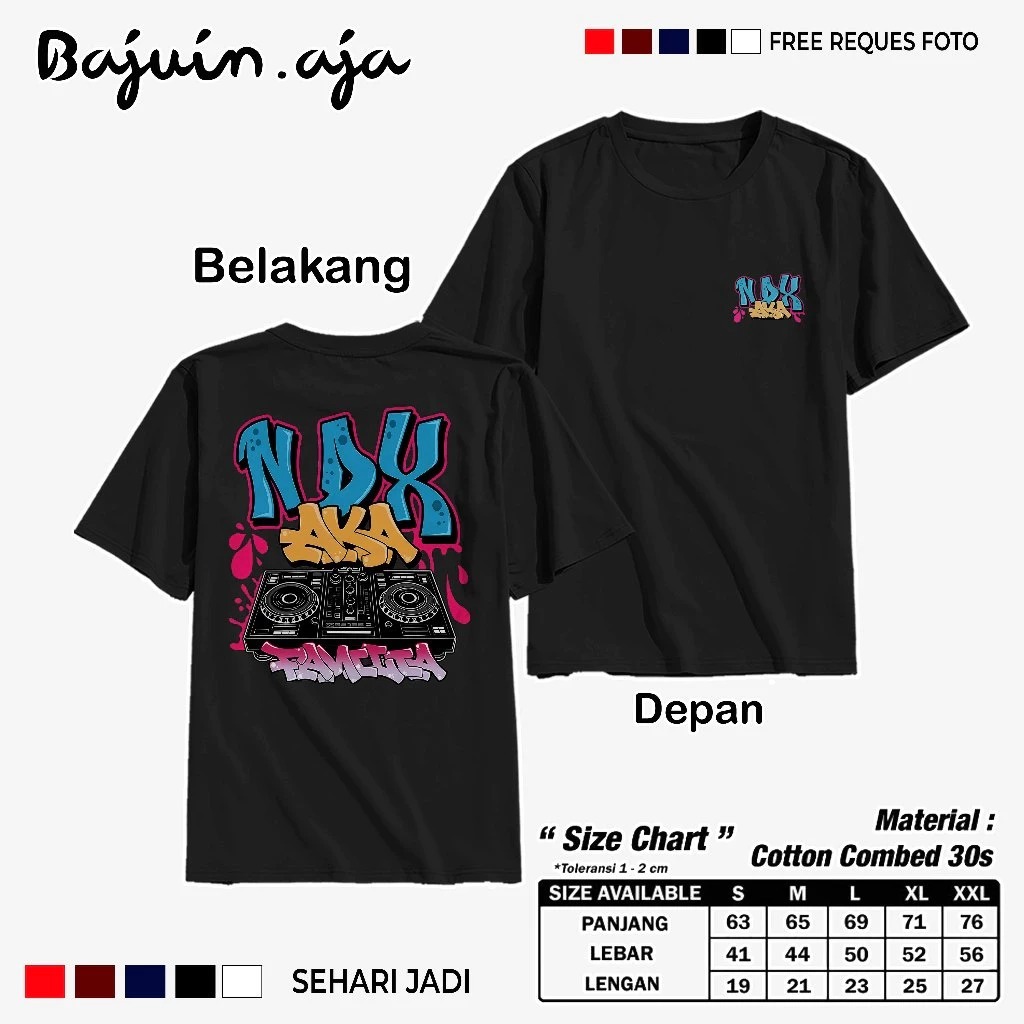 เสื้อยืด Ndx Aka Familia / เสื้อยืด Ndx Aka ล่าสุด / เท่