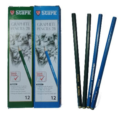 HIJAU 2b Pencil 2b Green Blue Stark Montana Writing Pencil