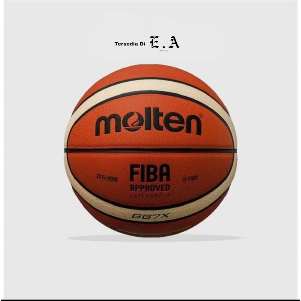 Original Basketball Molten BG4500 BG5000 GG7X Size 7 สําหรับวัสดุหนัง IBL ในร่มกลางแจ้ง ขนาด 7 ฟรีวา