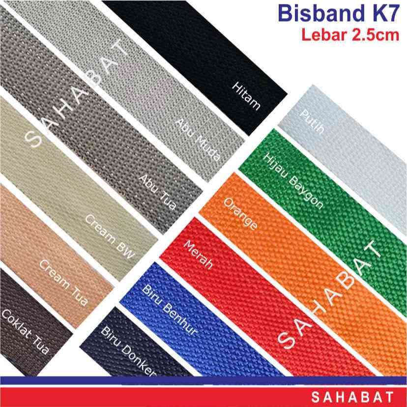 K7 Bisband Rope กว้าง 2.5 ซม. METERAN / สายรัดกระเป๋า / เชือกกระเป๋า