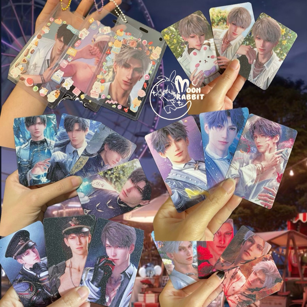 Photocard Love and Deepspace Xavier Zayne Caleb Rafayel Sylus