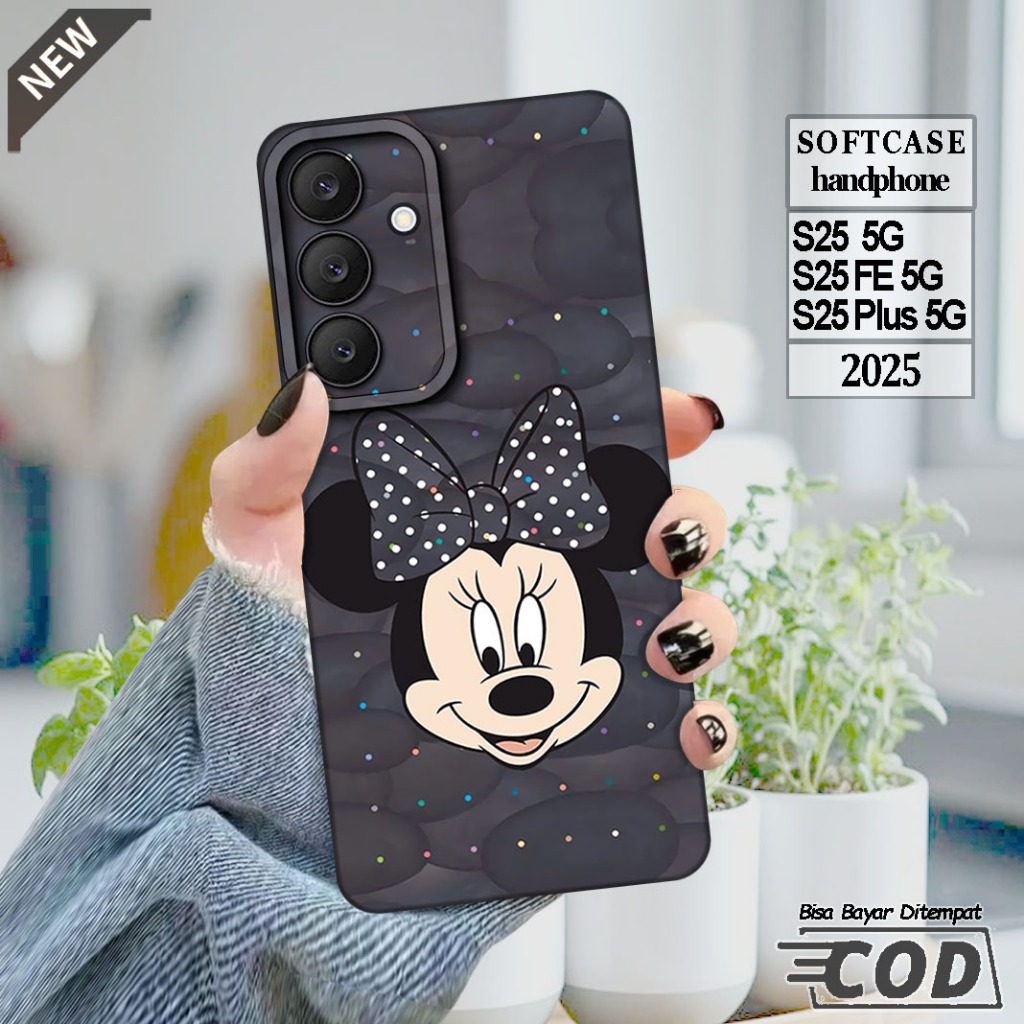 เคส Samsung S25 - Samsung S25 FE - Samsung S25 PLUS - Samsung S25 ULTRA _ เคสซิลิโคนสีดําใส